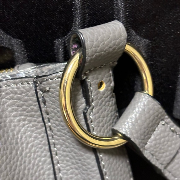 Nanette Lepore Vegan Leather Gray Shoulder Bag - Picture 4 of 10